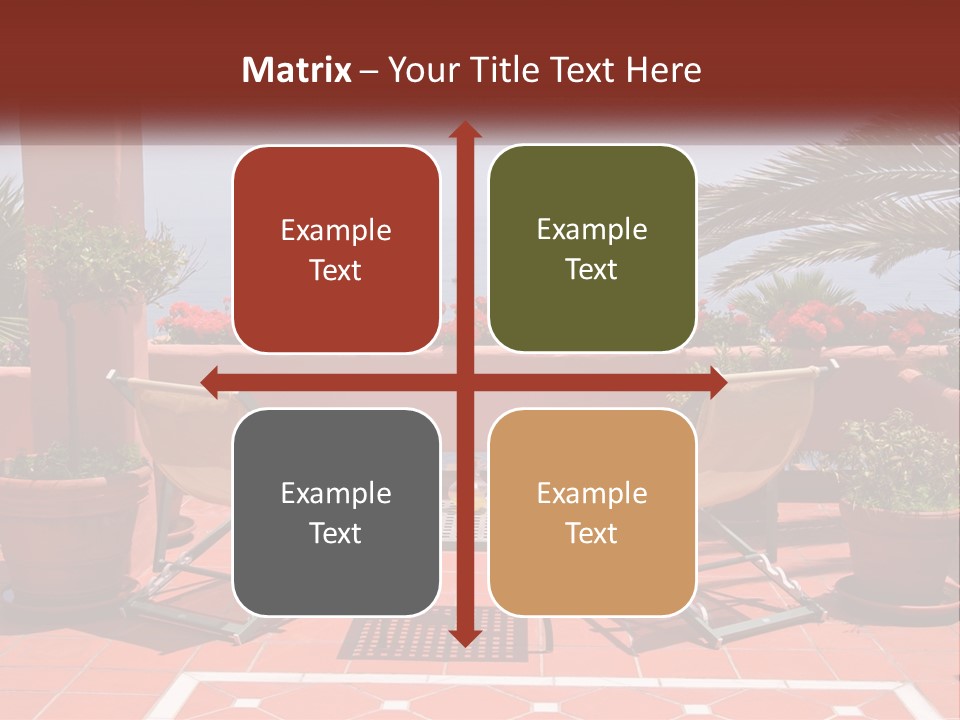 Palm Chairs Stunning PowerPoint Template