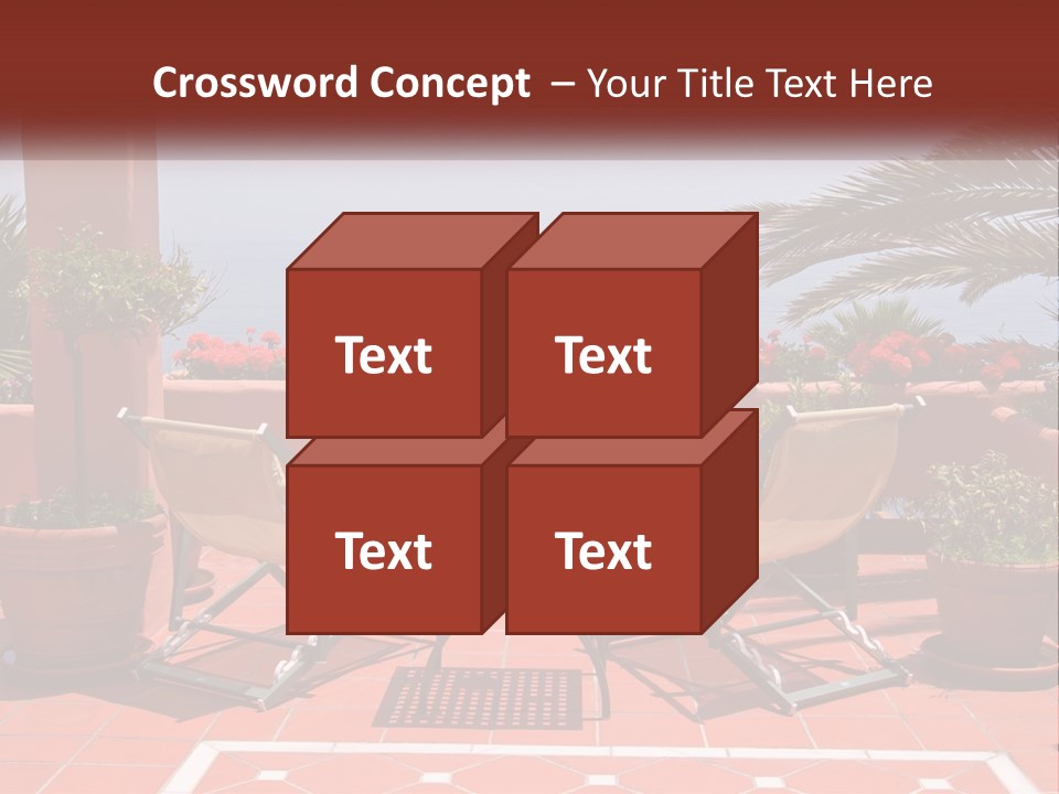 Palm Chairs Stunning PowerPoint Template