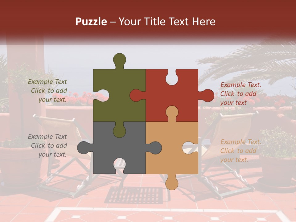 Palm Chairs Stunning PowerPoint Template