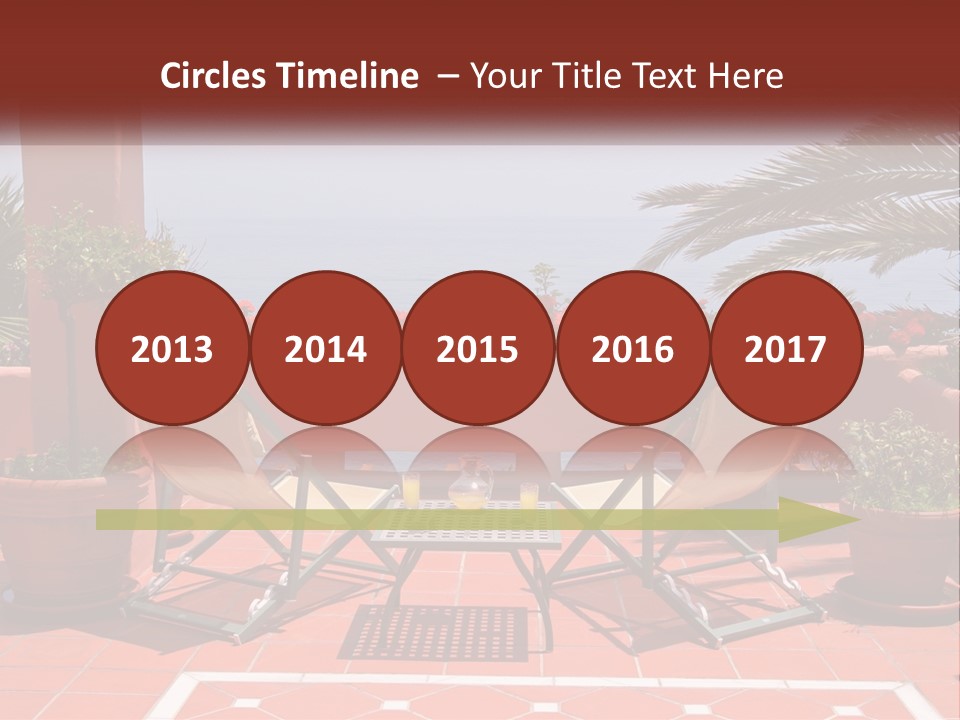 Palm Chairs Stunning PowerPoint Template