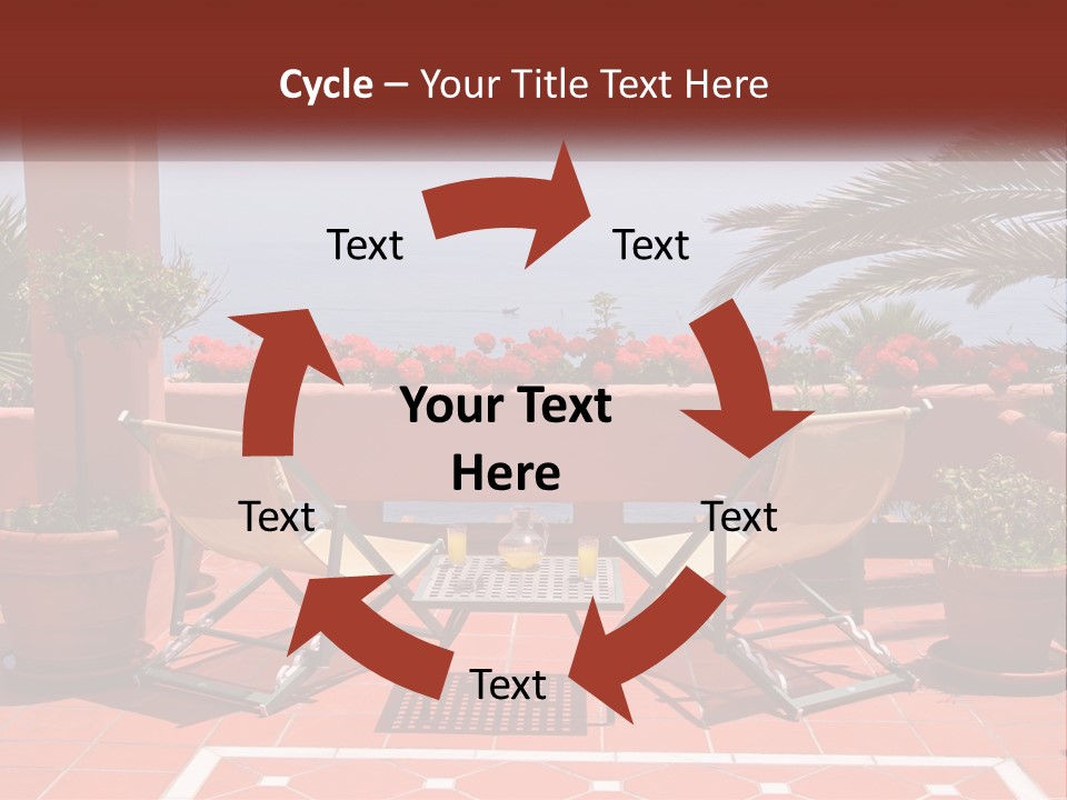 Palm Chairs Stunning PowerPoint Template