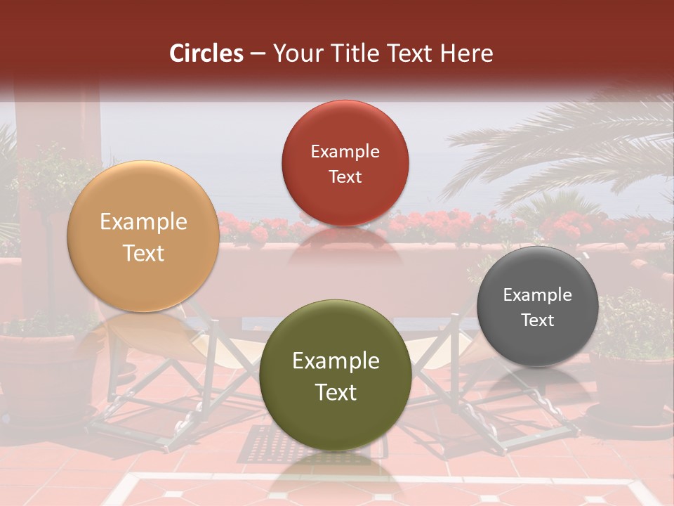 Palm Chairs Stunning PowerPoint Template