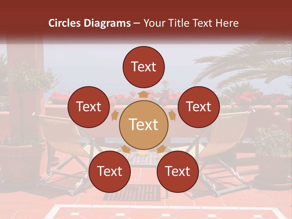 Palm Chairs Stunning PowerPoint Template