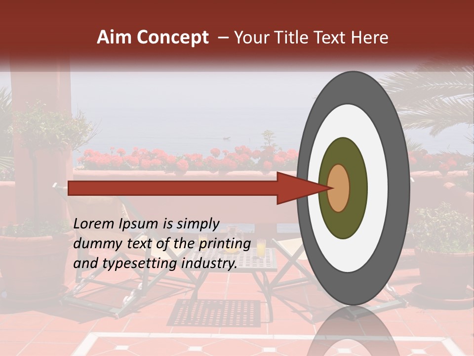 Palm Chairs Stunning PowerPoint Template