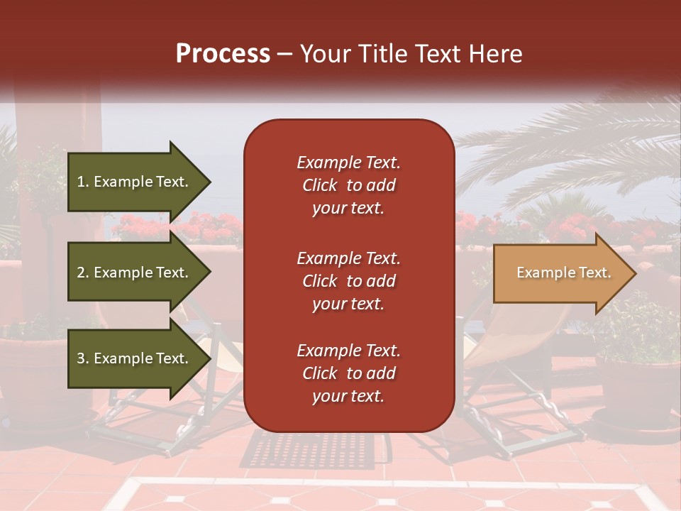 Palm Chairs Stunning PowerPoint Template