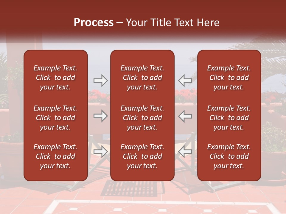 Palm Chairs Stunning PowerPoint Template