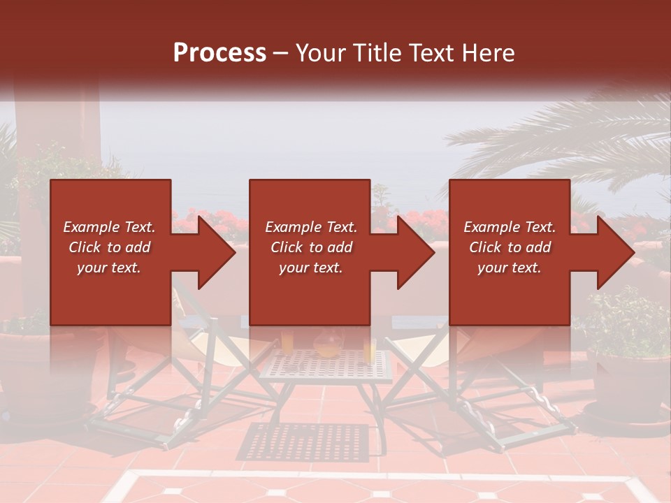 Palm Chairs Stunning PowerPoint Template