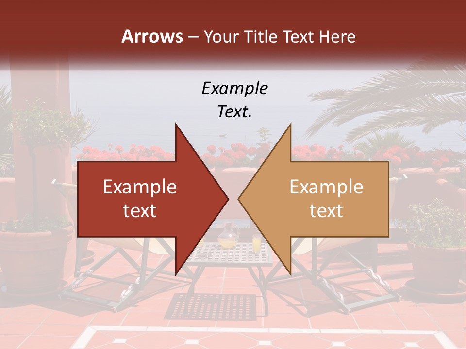 Palm Chairs Stunning PowerPoint Template