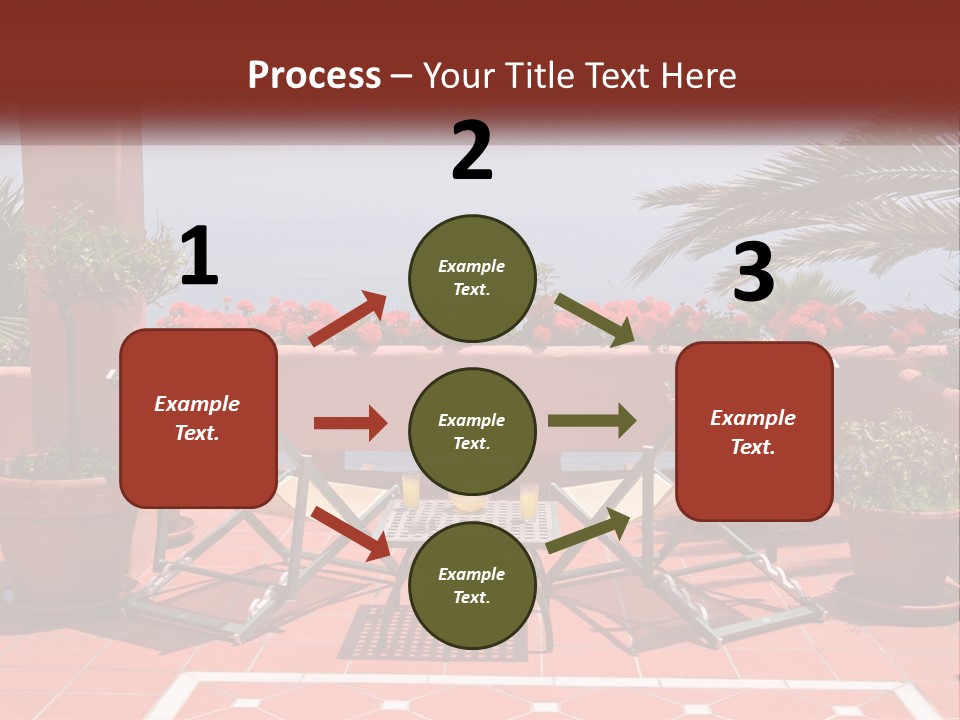 Palm Chairs Stunning PowerPoint Template