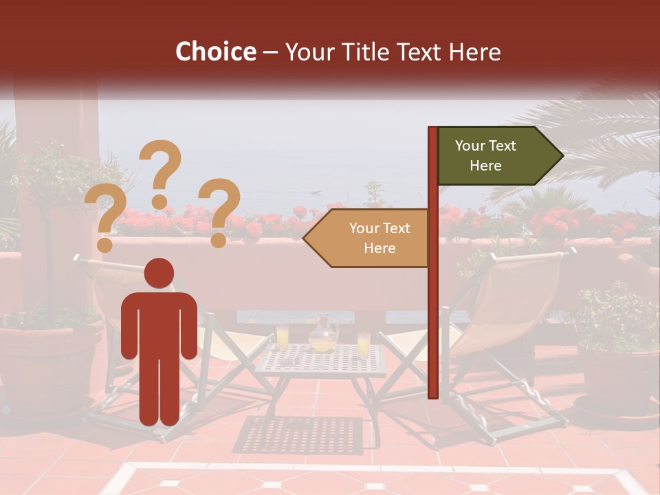 Palm Chairs Stunning PowerPoint Template