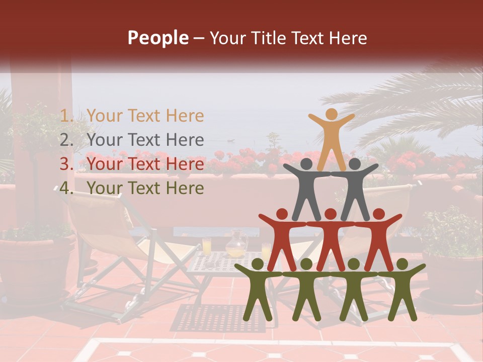 Palm Chairs Stunning PowerPoint Template