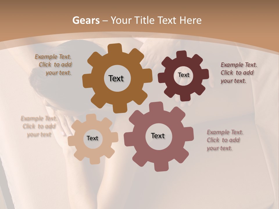 Clinic Vitality Oil PowerPoint Template