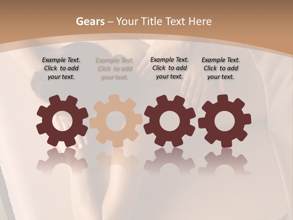 Clinic Vitality Oil PowerPoint Template