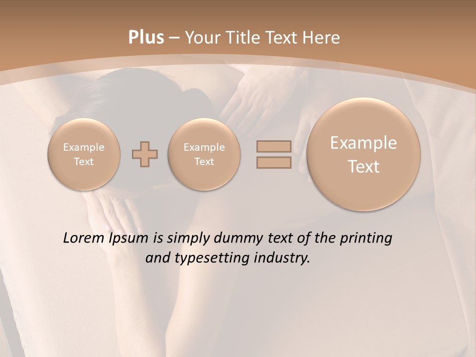 Clinic Vitality Oil PowerPoint Template