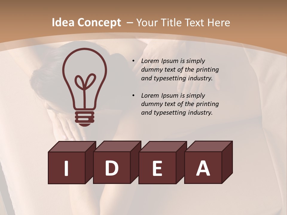 Clinic Vitality Oil PowerPoint Template