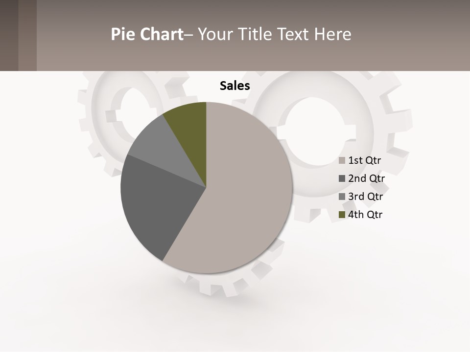 Wheel Cogwheel Factory PowerPoint Template