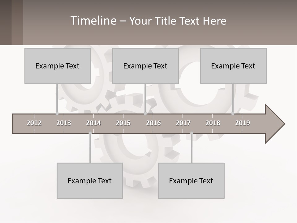 Wheel Cogwheel Factory PowerPoint Template