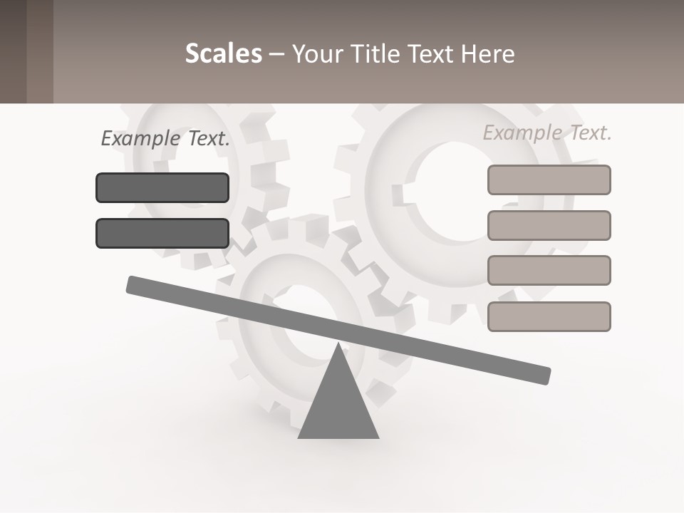 Wheel Cogwheel Factory PowerPoint Template