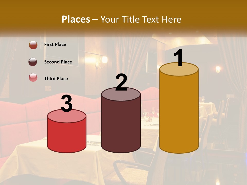 Meal Hall Curtain PowerPoint Template