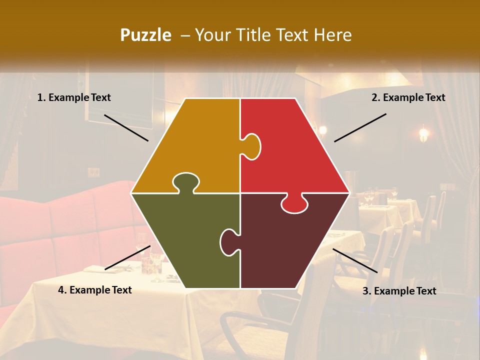 Meal Hall Curtain PowerPoint Template