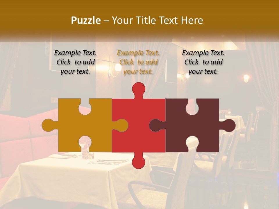 Meal Hall Curtain PowerPoint Template