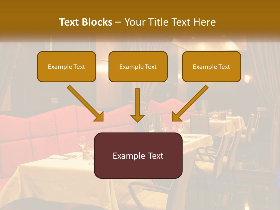 Meal Hall Curtain PowerPoint Template