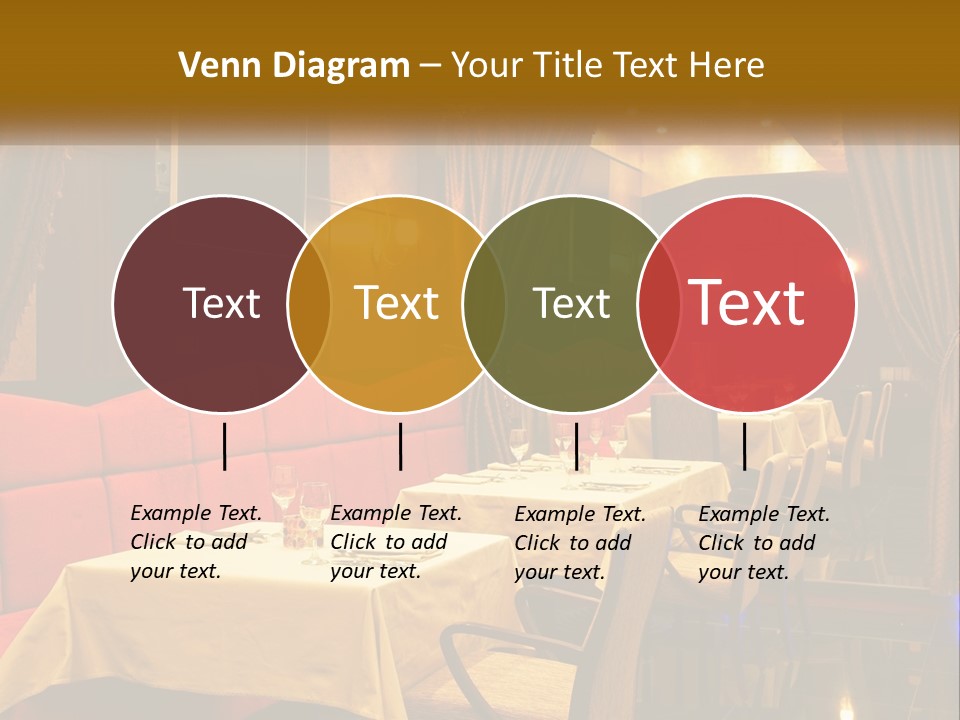Meal Hall Curtain PowerPoint Template