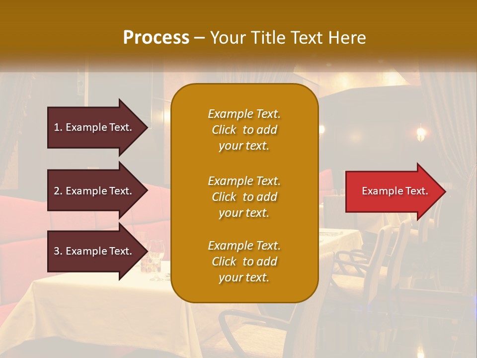 Meal Hall Curtain PowerPoint Template