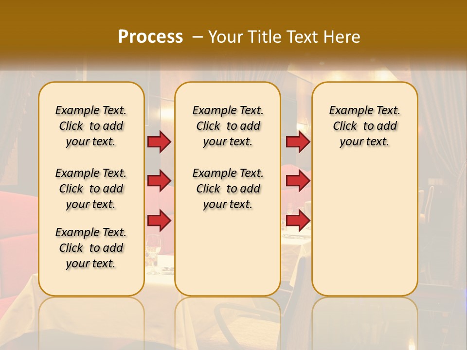 Meal Hall Curtain PowerPoint Template