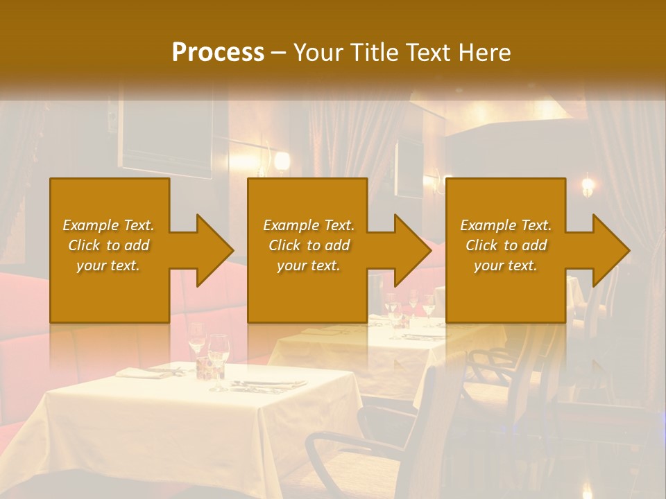 Meal Hall Curtain PowerPoint Template