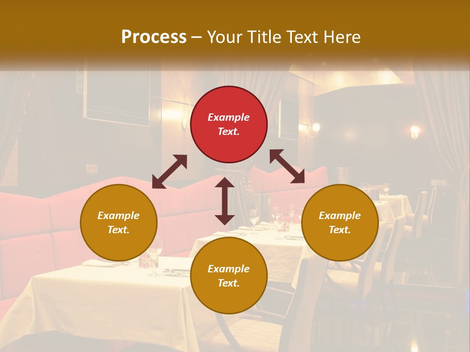 Meal Hall Curtain PowerPoint Template