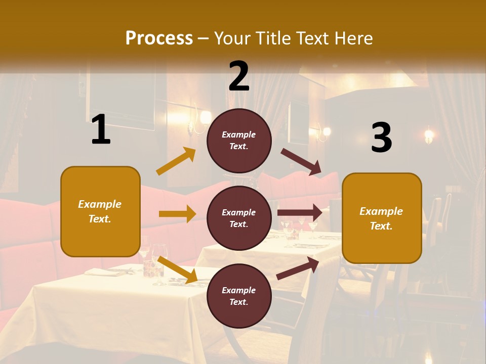 Meal Hall Curtain PowerPoint Template