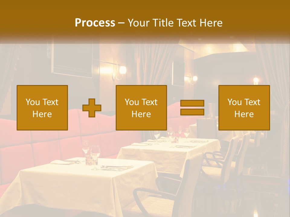 Meal Hall Curtain PowerPoint Template