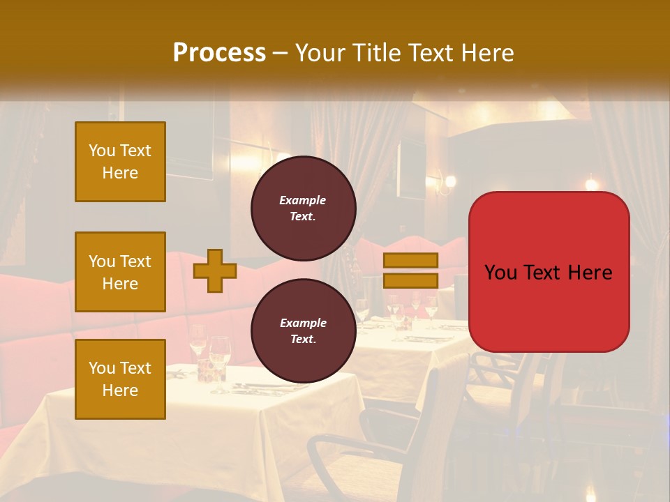 Meal Hall Curtain PowerPoint Template