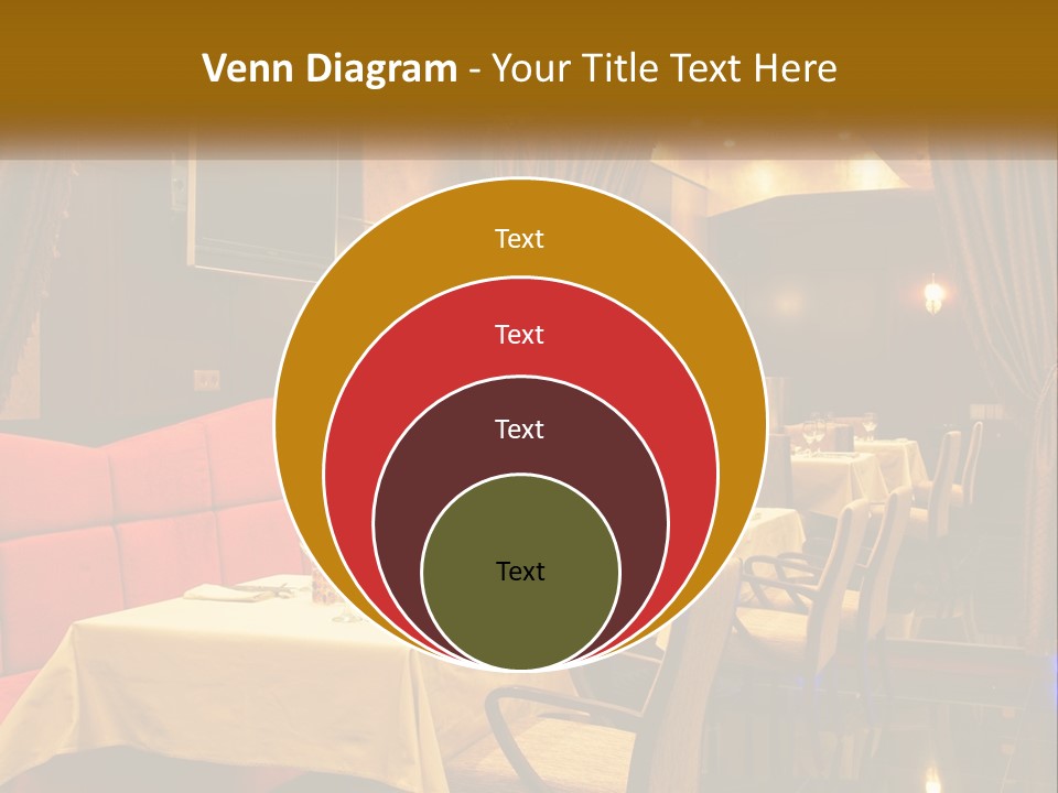 Meal Hall Curtain PowerPoint Template