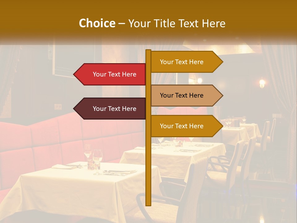 Meal Hall Curtain PowerPoint Template