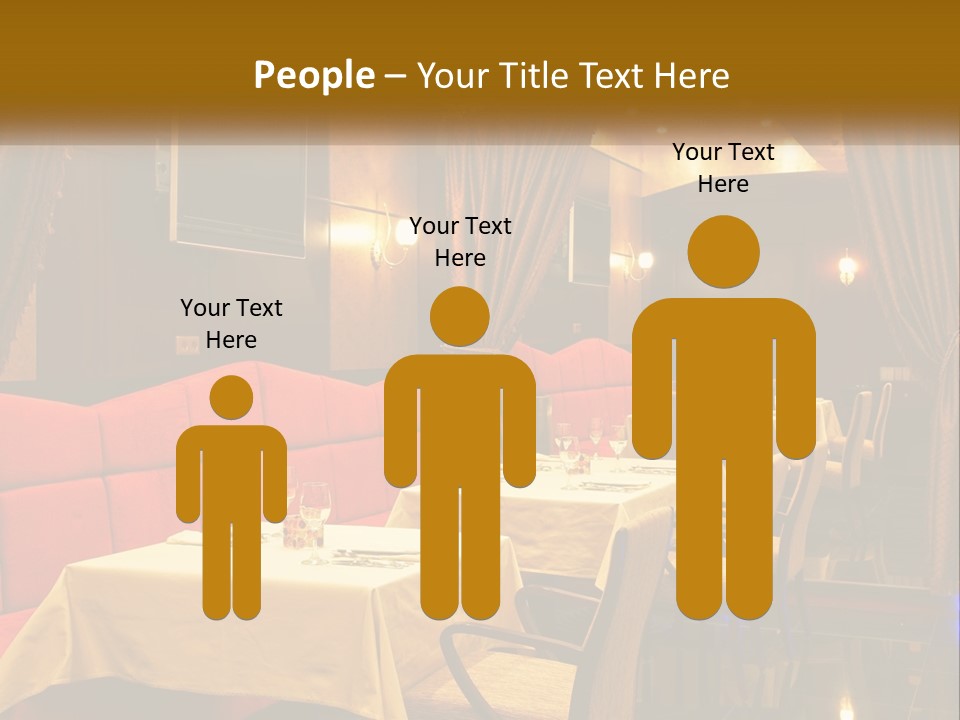 Meal Hall Curtain PowerPoint Template