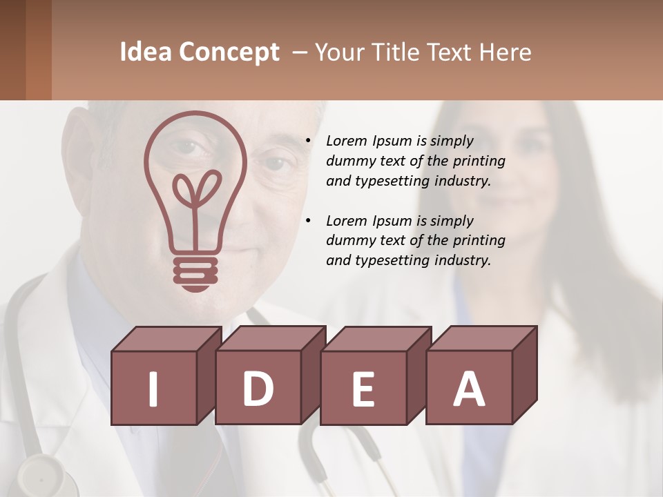 Mature Ethnic Adult PowerPoint Template