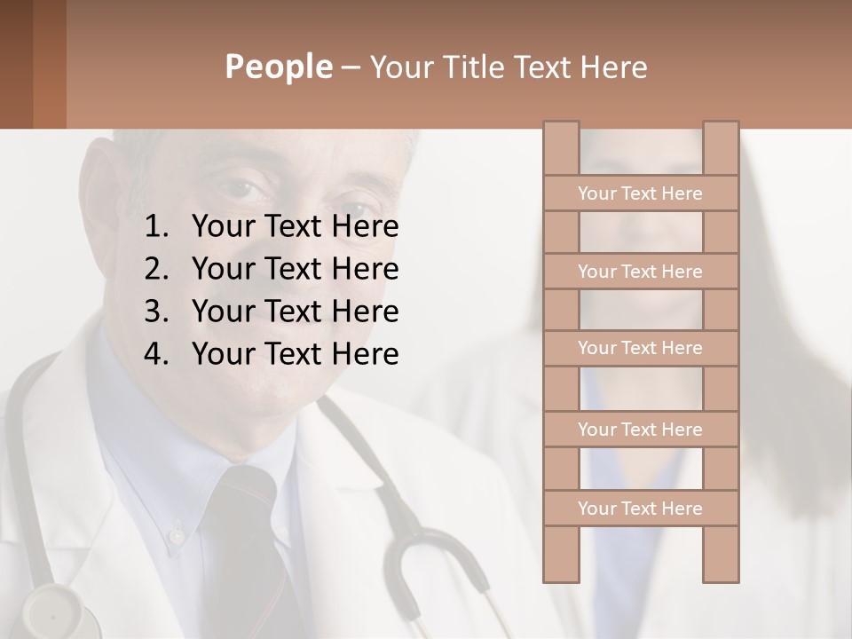 Mature Ethnic Adult PowerPoint Template