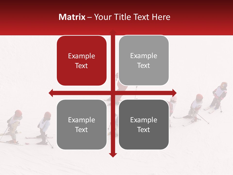 Exercise Ski Work PowerPoint Template