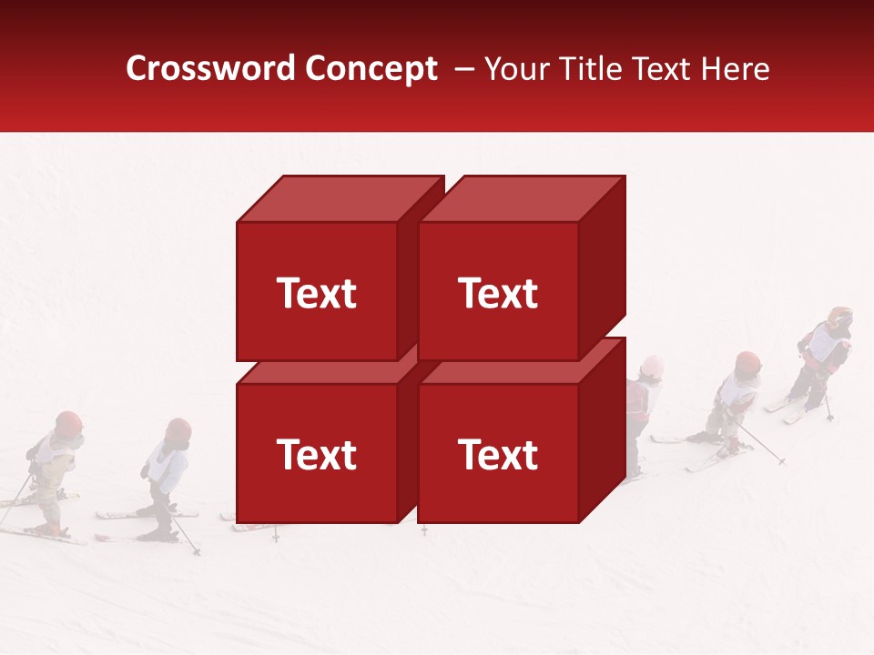 Exercise Ski Work PowerPoint Template