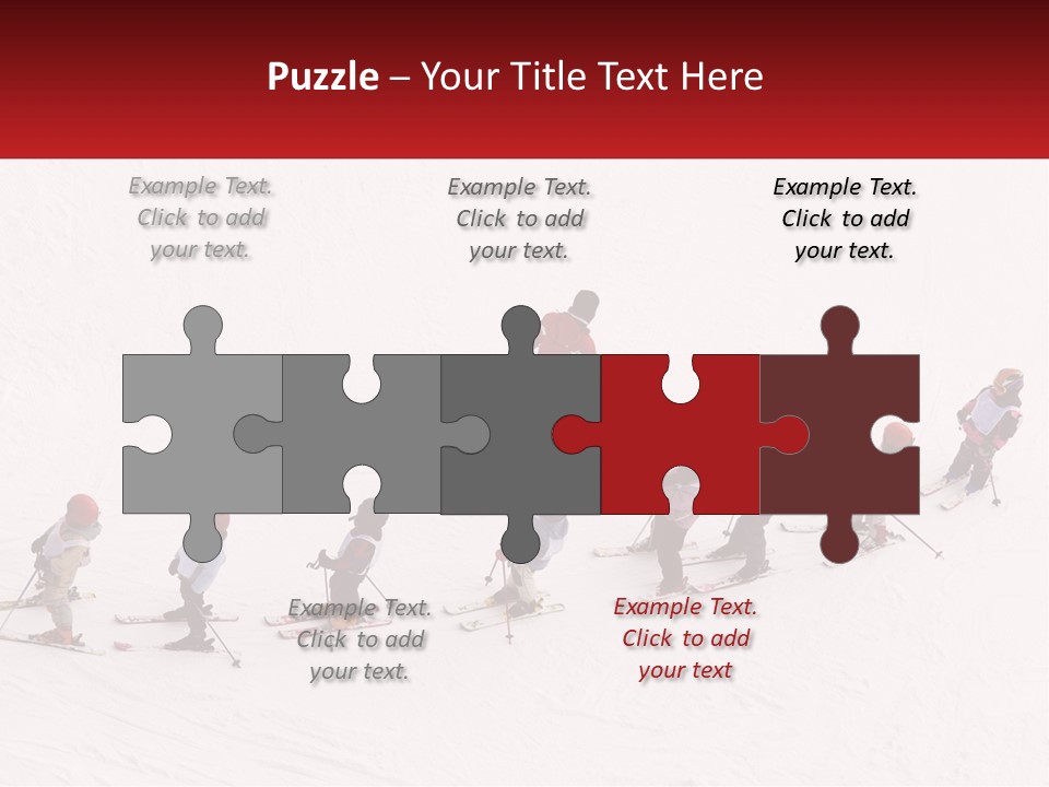 Exercise Ski Work PowerPoint Template