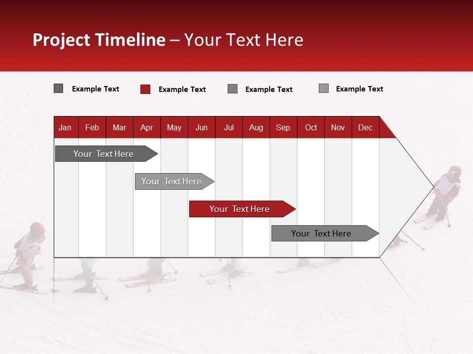 Exercise Ski Work PowerPoint Template