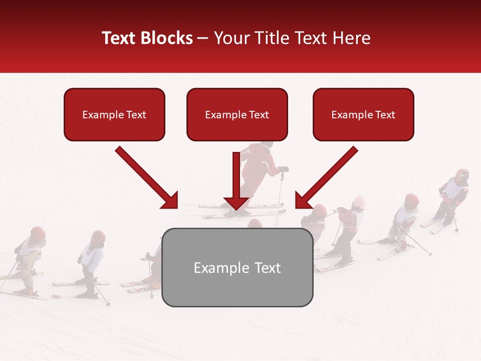 Exercise Ski Work PowerPoint Template