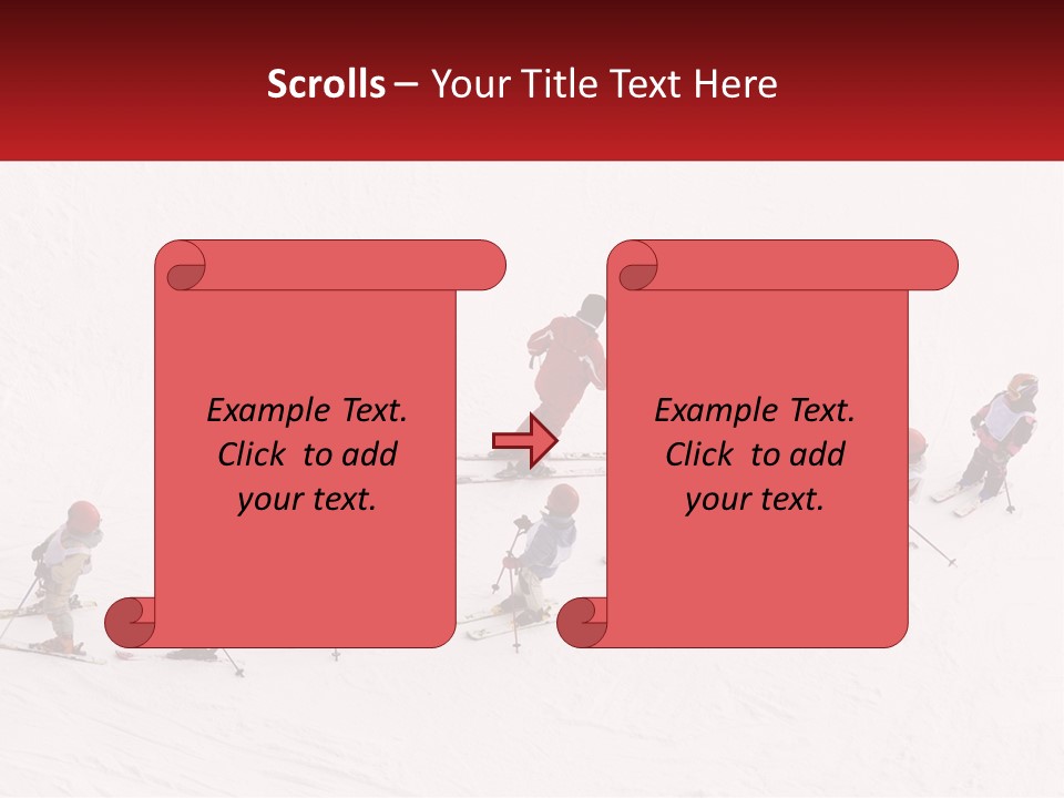 Exercise Ski Work PowerPoint Template