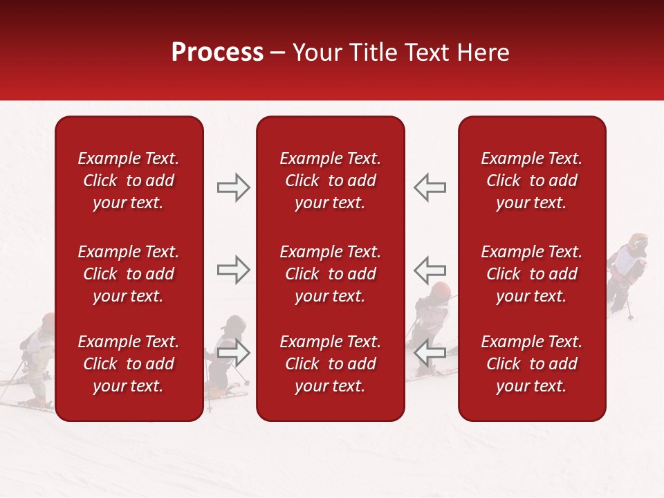 Exercise Ski Work PowerPoint Template