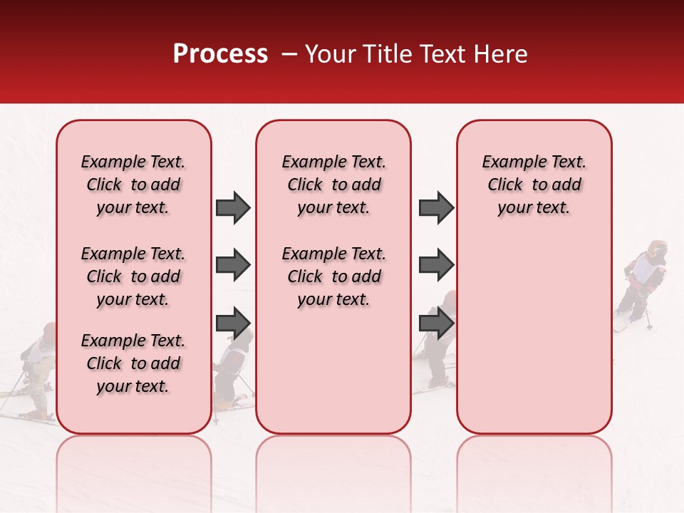 Exercise Ski Work PowerPoint Template