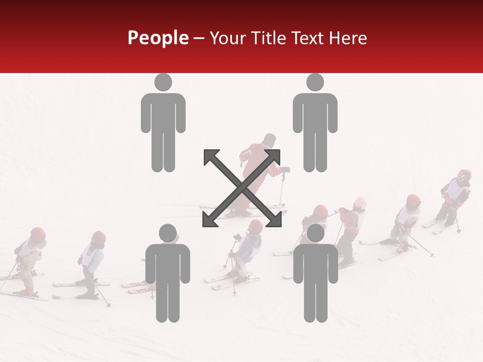 Exercise Ski Work PowerPoint Template