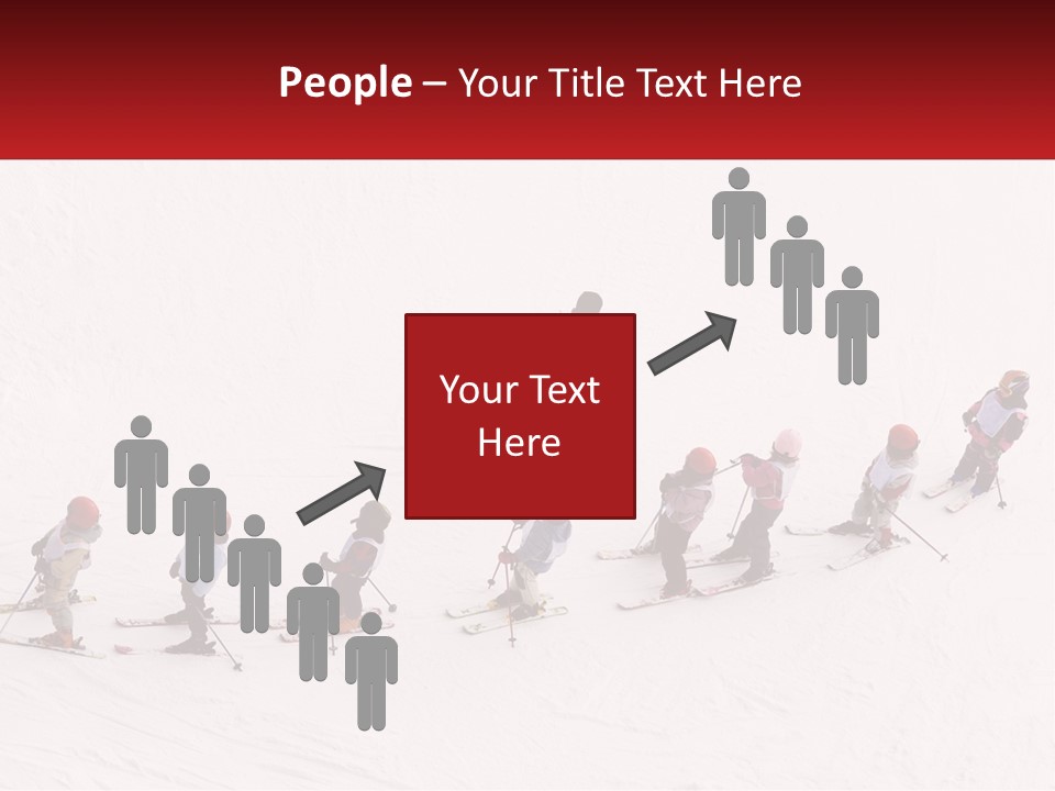 Exercise Ski Work PowerPoint Template