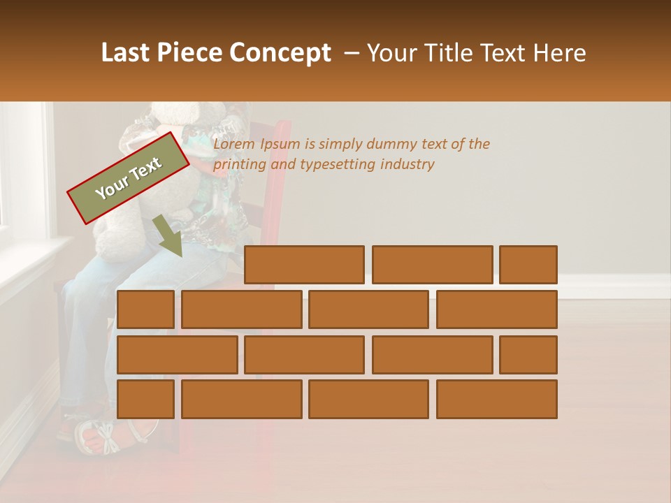 Hurt Red Sad PowerPoint Template